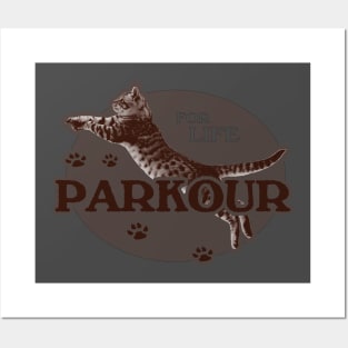 Just Like the Cat - Natural Born Parkour Posters and Art
